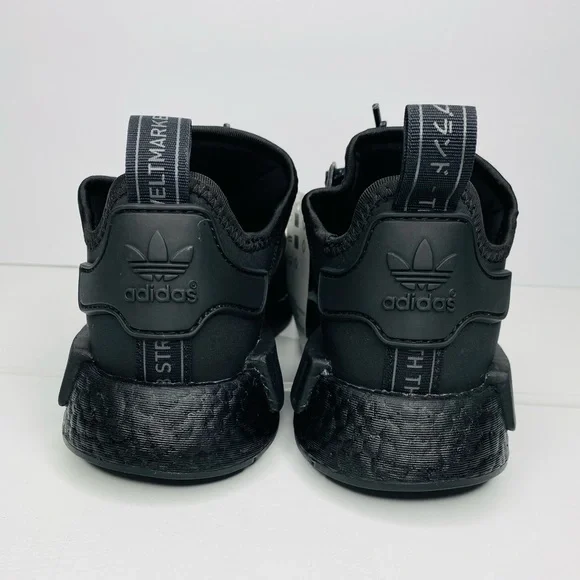 Adidas Originals NMD_R1 J FX8777 Triple Black Running Shoes Mens Sz4-Womens 5.5